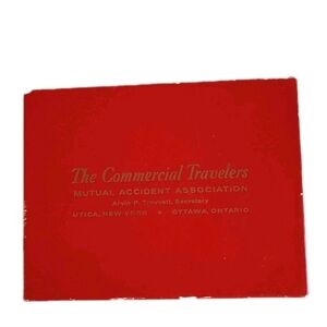 The Commercial Travelers Mutual Accident Association Advertising Playing Cards
